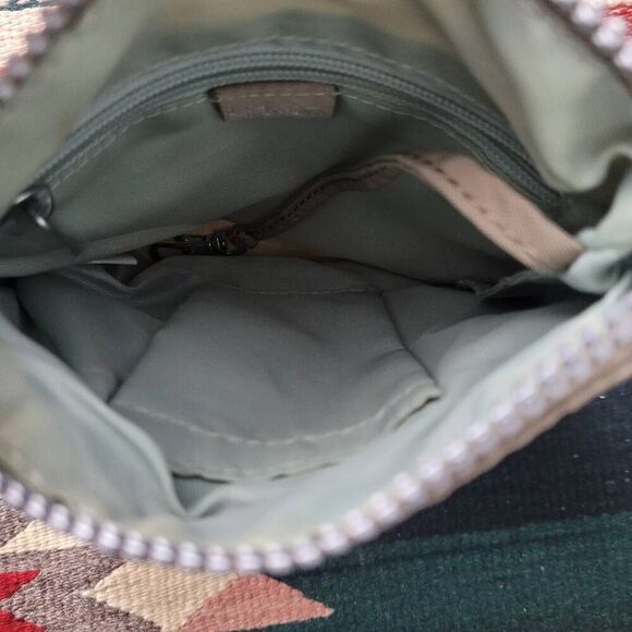 Kipling Alvar Small Crossbody Nylon Purse Taupe Shoulderbag Bag Adjustable Zip - Picture 4 of 7